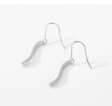 S925 Silver Snake-shaped Diamond Ear Hook Pendant – Jewelry Gift Ideas — 2