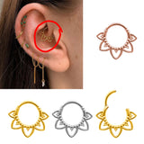 Stainless Steel Casting Flower Nose Ring – Birthday Gifts — 6