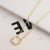 Five-petal Flower Hanging Necklace For Women – Jewelry Gift Ideas — 13