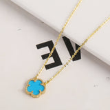 Five-petal Flower Hanging Necklace For Women – Jewelry Gift Ideas — 9