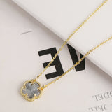 Five-petal Flower Hanging Necklace For Women – Jewelry Gift Ideas — 16