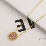 Five-petal Flower Hanging Necklace For Women – Jewelry Gift Ideas — 11