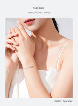 S925 Silver Sweet Girl Heart-shaped Bracelet – Jewelry Gift Ideas — 4
