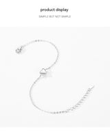 S925 Silver Sweet Girl Heart-shaped Bracelet – Jewelry Gift Ideas — 7