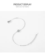 Women's S925 Sterling Silver Round Bracelet – Jewelry Gift Ideas — 3