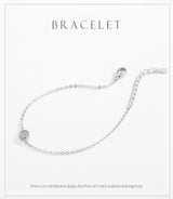 Women's S925 Sterling Silver Round Bracelet – Jewelry Gift Ideas — 6