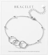 S925 Sterling Silver Simple Versatile Geometric – Jewelry Gift Ideas — 9