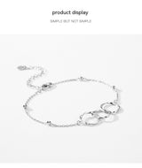S925 Sterling Silver Simple Versatile Geometric – Jewelry Gift Ideas — 3