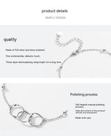 S925 Sterling Silver Simple Versatile Geometric – Jewelry Gift Ideas — 2