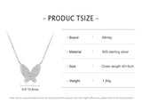 Butterfly Shiny Diamond-encrusted Necklace – Jewelry Gift Ideas — 11