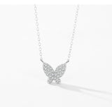 Butterfly Shiny Diamond-encrusted Necklace – Jewelry Gift Ideas — 4