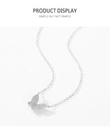 Butterfly Shiny Diamond-encrusted Necklace – Jewelry Gift Ideas — 3