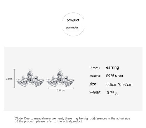 Creative Fashion Women's Sterling Silver Earrings – Stylish Gifts — 2