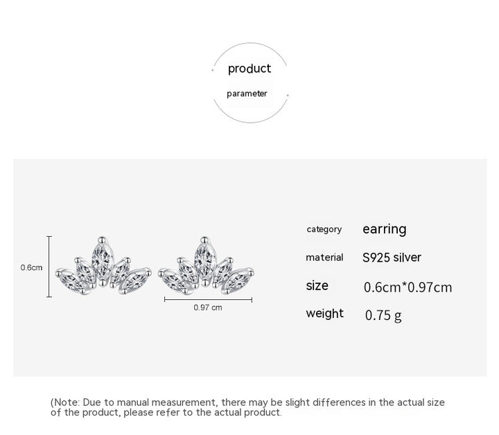 Creative Fashion Women's Sterling Silver Earrings – Stylish Gifts — 2