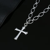 Fashion Silver-plated Cross Necklace – Jewelry Gift Ideas — 5