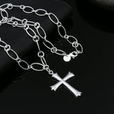 Fashion Silver-plated Cross Necklace – Jewelry Gift Ideas — 3