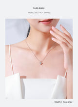S925 Silver Love Pendant Bead Necklace For Women – Jewelry Gift Ideas — 8
