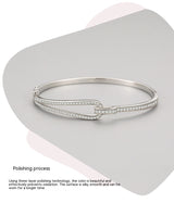 S925 Sterling Silver Bracelet Diamond Geometric – Jewelry Gift Ideas — 10
