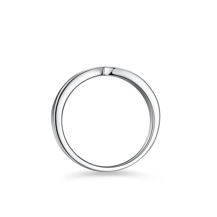 Silver Ring Moissanite Moissanite Cross Lady – Holiday Gift Ideas — 2