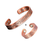 Unisex Pure Copper Bracelet Adjustable Ring – Jewelry Gift Ideas — 7