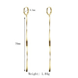 Fashion Sterling Silver Long Snake Earrings – Stylish Gifts — 4