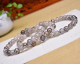 Natural Black Dragon Agate Bracelet – Jewelry Gift Ideas — 8