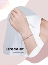 S925 Silver Bracelet Women's Korean-style Micro-inlaid – Stylish Gifts — 3