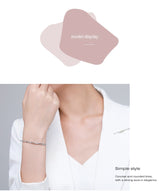 S925 Silver Bracelet Women's Korean-style Micro-inlaid – Stylish Gifts — 10