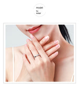 S925 Silver Sweet Personality Heart-shaped Micro – Gift Ideas — 2