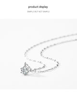 S925 Sterling Silver Super Shiny Solitaire – Jewelry Gift Ideas — 9