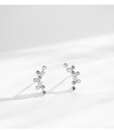 S925 Sterling Silver Rainbow Zircon Small Bubble – Small Gift Ideas — 3