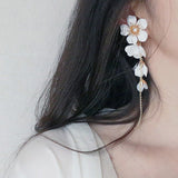 Flower Long Earrings For Bride – Gifts for Couples — 4
