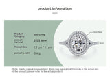 Women's Fashion S925 Sterling Silver Oval Ring – Stylish Gifts — 4