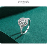 Women's Fashion S925 Sterling Silver Oval Ring – Stylish Gifts — 5