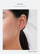 Female Sweet S925 Sterling Silver Butterfly Hollow Ear – Gifts for Her — 5