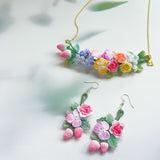 Handwoven Finished Bouquet Necklace – Jewelry Gift Ideas — 6