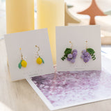 Micro Hook Lace Yarn Fruit Earrings – Stylish Gifts — 2