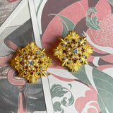 Retro Hollow Rhinestone Court Stud Earrings – Useful Gifts — 3