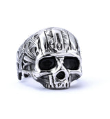 Skull Shaped Men's Titanium Steel Ring – Gifts for Him — 6