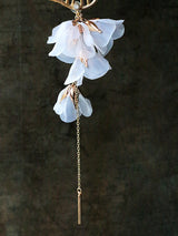 Flower Exaggerated Long Earless Earrings – Stylish Gifts — 12
