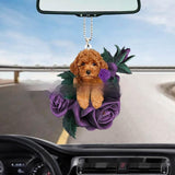 Rose Dog Acrylic Flat Pendant – Jewelry Gift Ideas — 2