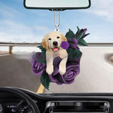 Rose Dog Acrylic Flat Pendant – Jewelry Gift Ideas — 10