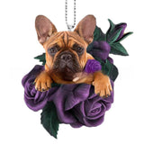 Rose Dog Acrylic Flat Pendant – Jewelry Gift Ideas — 3