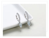 S925 Sterling Silver Stylish Water Drop Artificial – Gifts for Her — 3