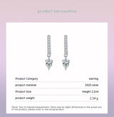 S925 Sterling Silver Stylish Water Drop Artificial – Gifts for Her — 8