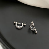 925 Sterling Silver Screw Stud Earrings For Women – Gifts for Her — 10