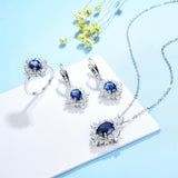 925 Sterling Silver Jewelry Suit Trendy Earrings – Jewelry Gift Ideas — 13