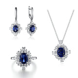 925 Sterling Silver Jewelry Suit Trendy Earrings – Jewelry Gift Ideas — 10