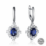 925 Sterling Silver Jewelry Suit Trendy Earrings – Jewelry Gift Ideas — 7