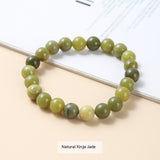 Female Single Circle Ball Natural Stone Bracelet – Jewelry Gift Ideas — 9